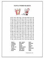 santa word search