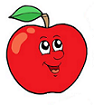 smiling apple