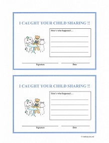 Kids sharing award