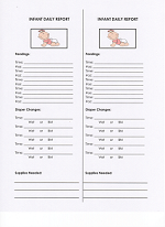 Diaper Changing Chart For Daycare