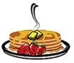 plate of pancakes