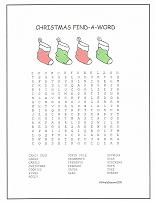 christmas word search