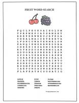 fruit word search