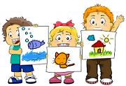 kids with drawings 1