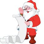 santa and his list