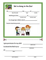 Daycare Field Trip Form