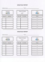 Daycare Charts For Infants