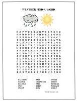 weather word search